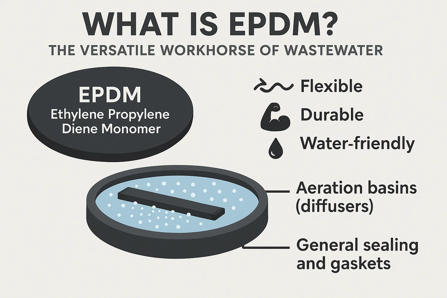 Membrany EPDM kontra PTFE: kompleksowy przewodnik po oczyszczaniu ścieków